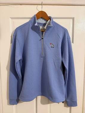 Straight Down Opal 1/2 Zip Women’s The Hay Pebble Beach Sz XL